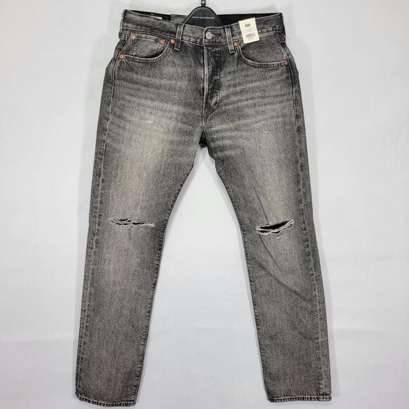 Levi's Premium 501 Men's Button Fly Denim Jeans Gray Cotton Size‎ 30x32